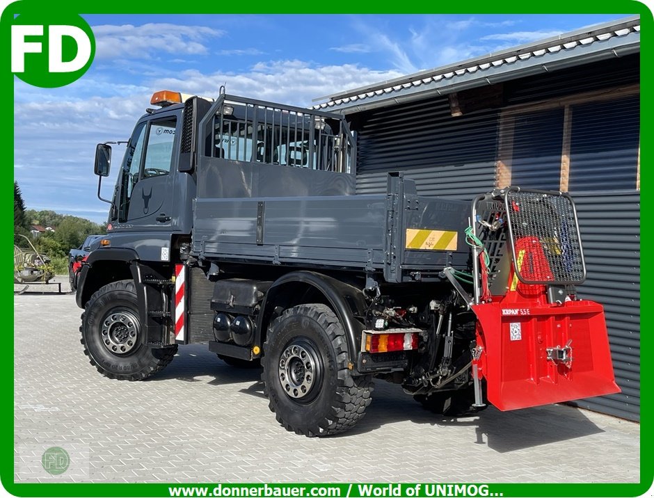 Traktor Türe ait Mercedes-Benz Unimog U400 Agrar , 1.Hand , 6 Zylinder, Gebrauchtmaschine içinde Hinterschmiding (resim 1)