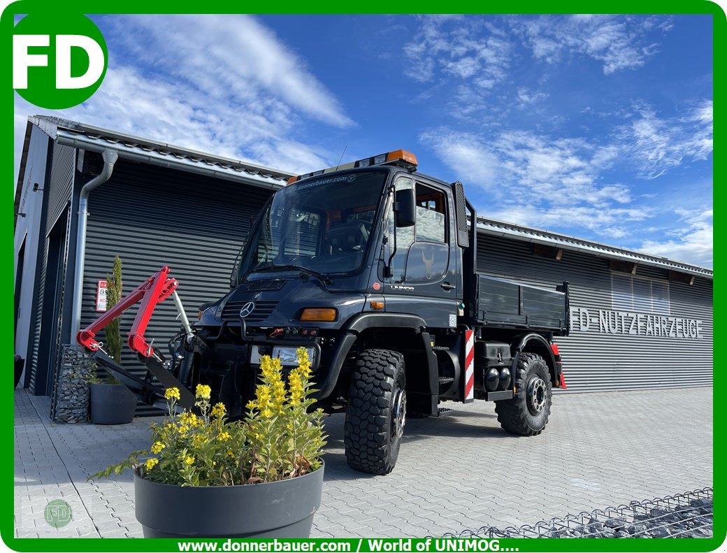 Traktor typu Mercedes-Benz Unimog U400 Agrar , 1.Hand , 6 Zylinder, Gebrauchtmaschine v Hinterschmiding (Obrázek 8)