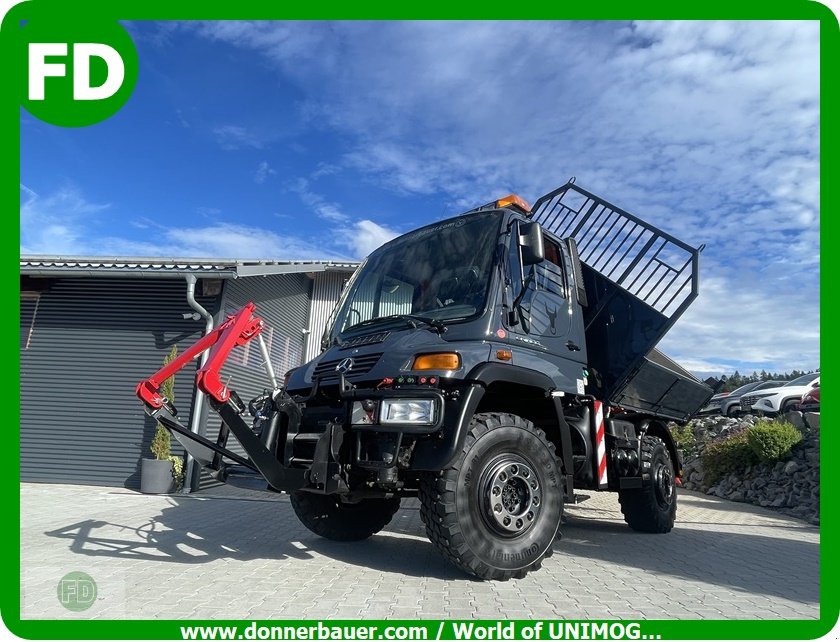 Traktor del tipo Mercedes-Benz Unimog U400 Agrar , 1.Hand , 6 Zylinder, Gebrauchtmaschine en Hinterschmiding (Imagen 13)