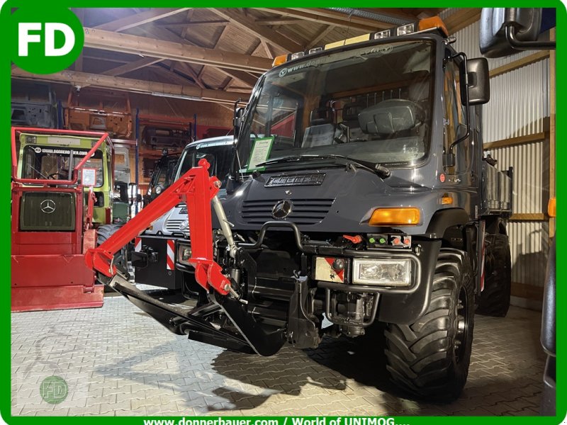 Traktor del tipo Mercedes-Benz Unimog U400 Agrar , 1.Hand , Österreich Zulassung , 1a Zustand , Scheckheft, Gebrauchtmaschine In Hinterschmiding (Immagine 1)