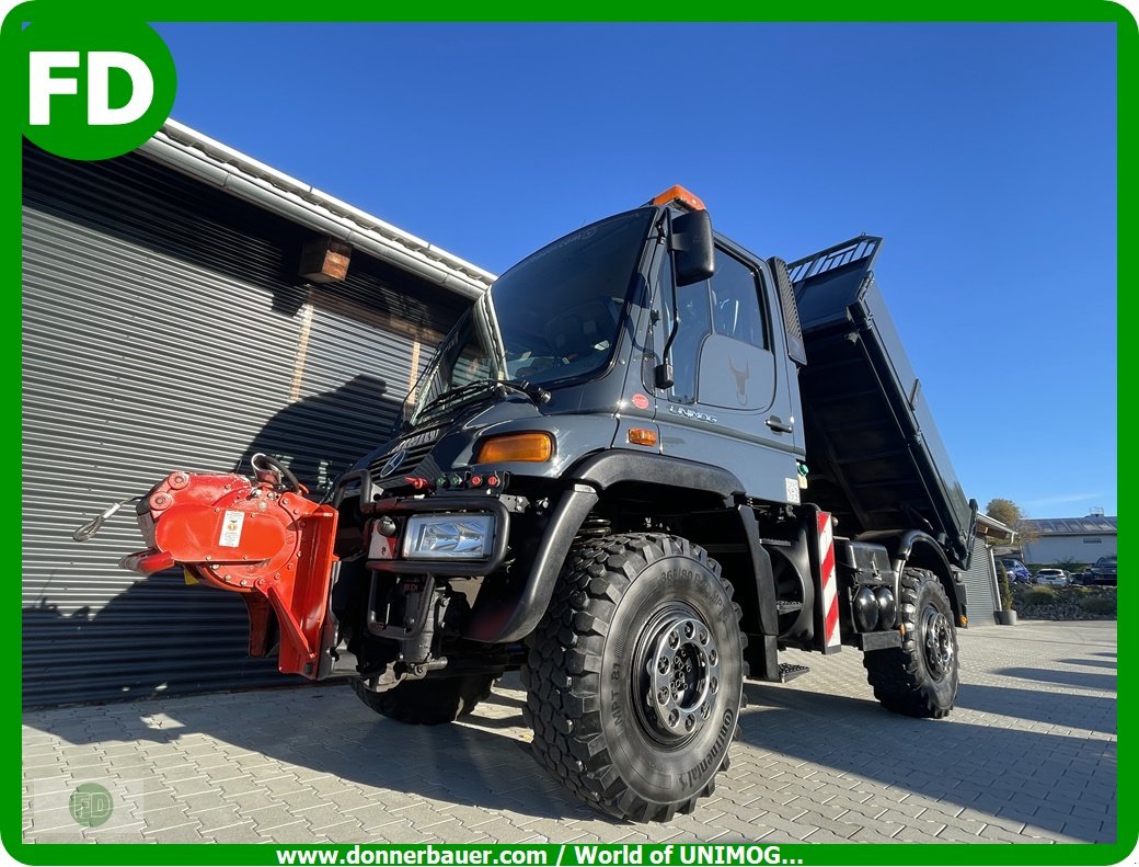 Traktor tip Mercedes-Benz Unimog U400 Agrar , 6 Zylinder , 1.Hand , Scheckheft, Gebrauchtmaschine in Hinterschmiding (Poză 12)