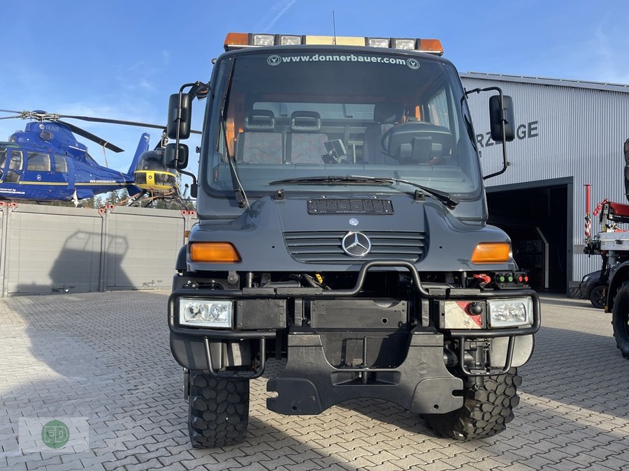 Traktor tip Mercedes-Benz Unimog U400 Agrar , 6 Zylinder , 1.Hand , Scheckheft, Gebrauchtmaschine in Hinterschmiding (Poză 17)