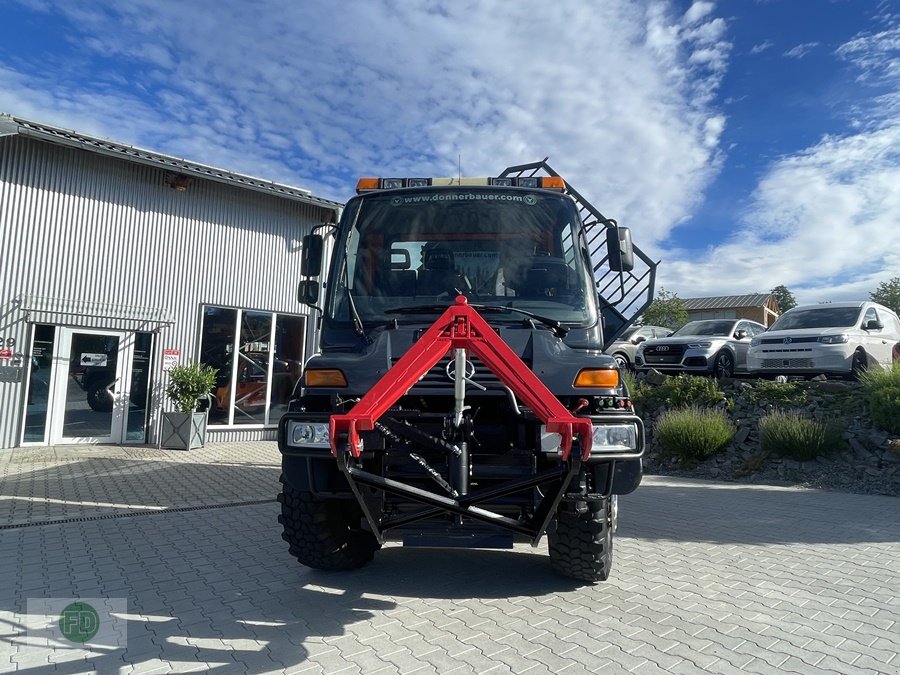 Traktor of the type Mercedes-Benz Unimog U400 Agrar , 6 Zylinder , 1.Hand, sehr sauber und gepflegt, Gebrauchtmaschine in Hinterschmiding (Picture 14)