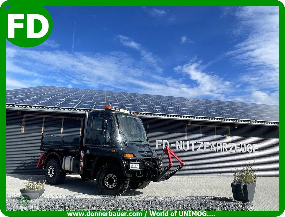 Traktor van het type Mercedes-Benz Unimog U400 Agrar , 6 Zylinder , 1.Hand, sehr sauber und gepflegt, Gebrauchtmaschine in Hinterschmiding (Foto 19)