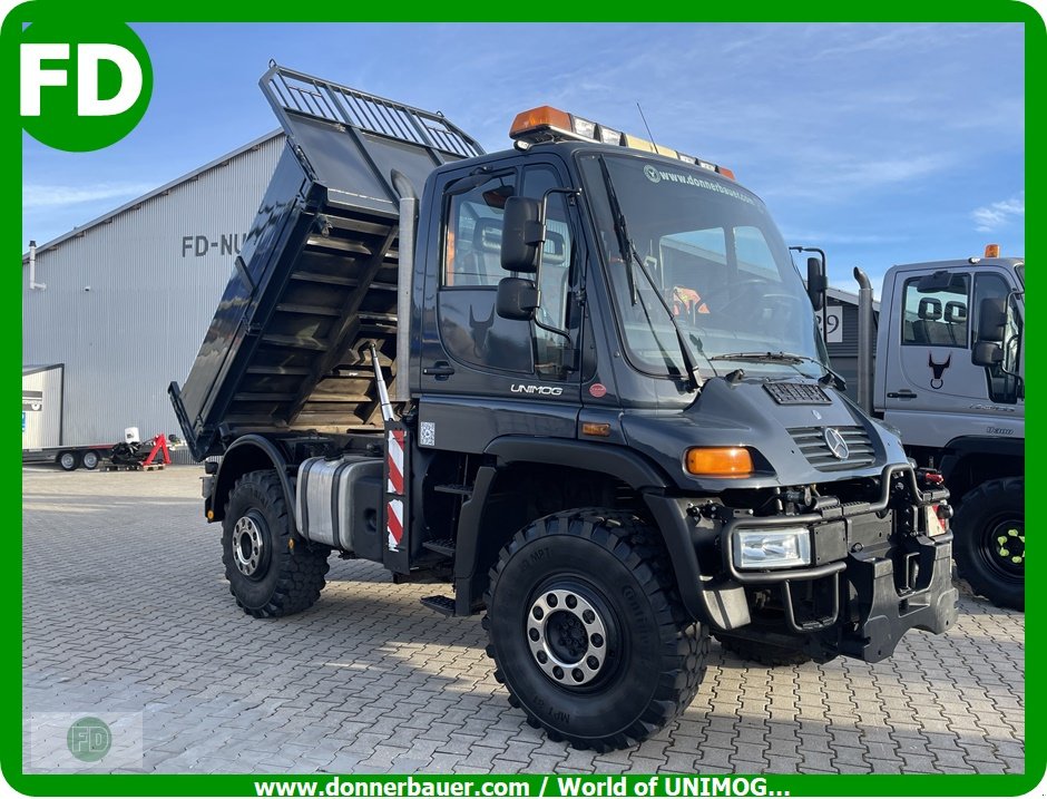 Traktor типа Mercedes-Benz Unimog U400 Agrar aus 1.Hand, sehr gepflegt, Gebrauchtmaschine в Hinterschmiding (Фотография 16)