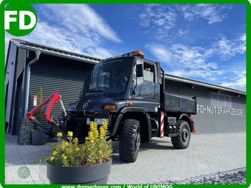 Traktor del tipo Mercedes-Benz Unimog U400 Agrar aus 1.Hand, Gebrauchtmaschine en Hinterschmiding