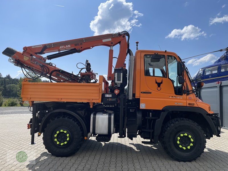 Traktor Türe ait Mercedes-Benz Unimog U400 mit Kran, Kipper, Zapfwelle, Funk, LOF Zulassung , 5x6 Kreis, Gebrauchtmaschine içinde Hinterschmiding (resim 21)