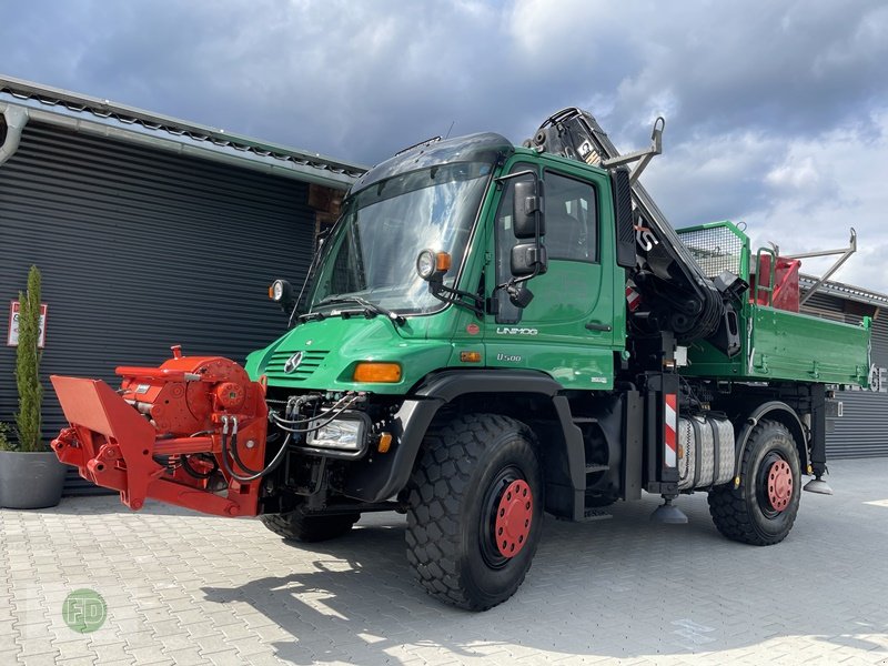 Traktor типа Mercedes-Benz Unimog U500 / Kran 17.30 Meter / Winde / Arbeitskorb, Gebrauchtmaschine в Hinterschmiding (Фотография 11)