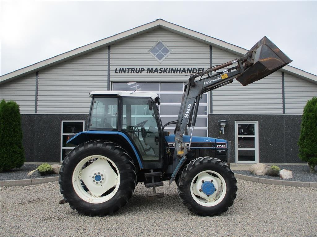 Traktor tipa New Holland 7740 SL med fuldhydraulisk Veto FX13 frontlæsser på, Gebrauchtmaschine u Lintrup (Slika 2)