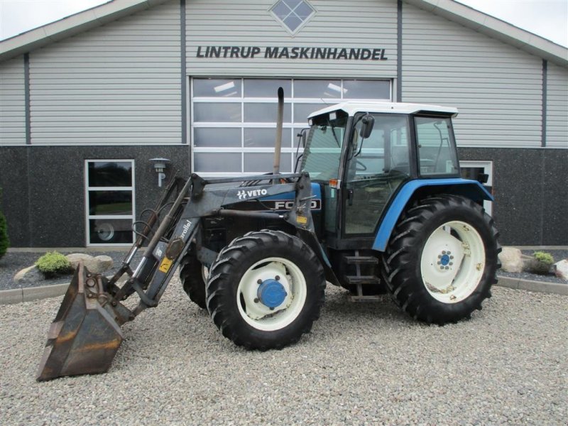 Traktor typu New Holland 7740 SL med fuldhydraulisk Veto FX13 frontlæsser på, Gebrauchtmaschine v Lintrup