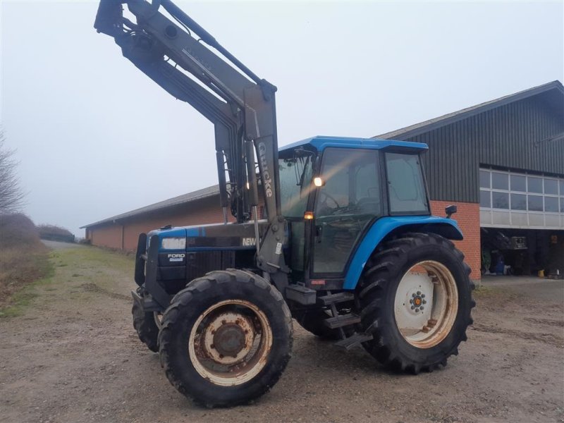 Traktor of the type New Holland 7740 SL med Ålø frontlæsser Dual power model Sidste årgang af moddelen, Gebrauchtmaschine in Skive (Picture 1)