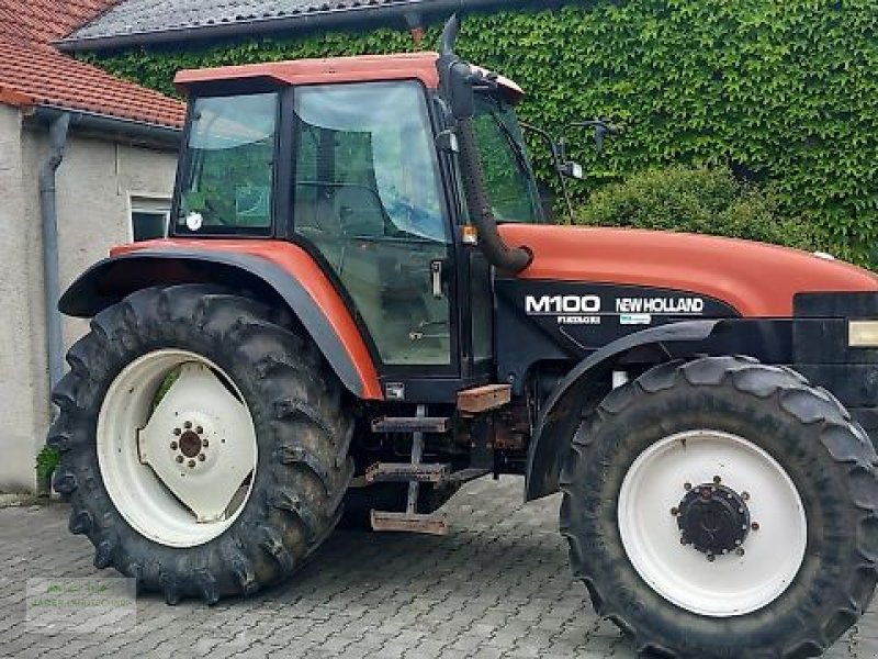 Traktor des Typs New Holland M100/Traktor/6 Zylinder/7,5 Liter Hubraum/Fiatagri, Gebrauchtmaschine in Gerstetten (Bild 1)