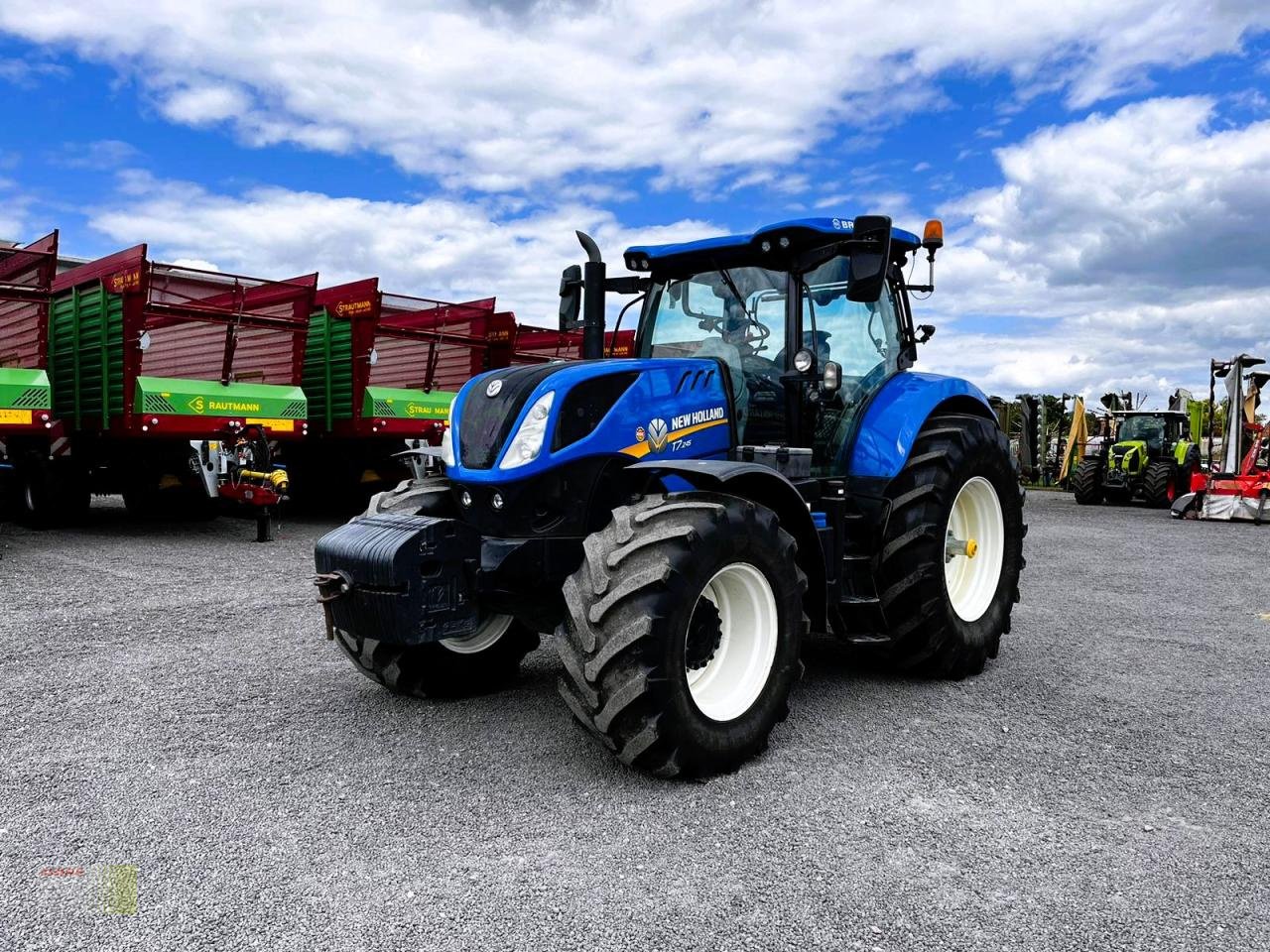 Traktor Türe ait New Holland NEW HOLLAND T 7.245 POWER COMMAND, nur 3.320 h. !, Gebrauchtmaschine içinde Westerstede (resim 2)