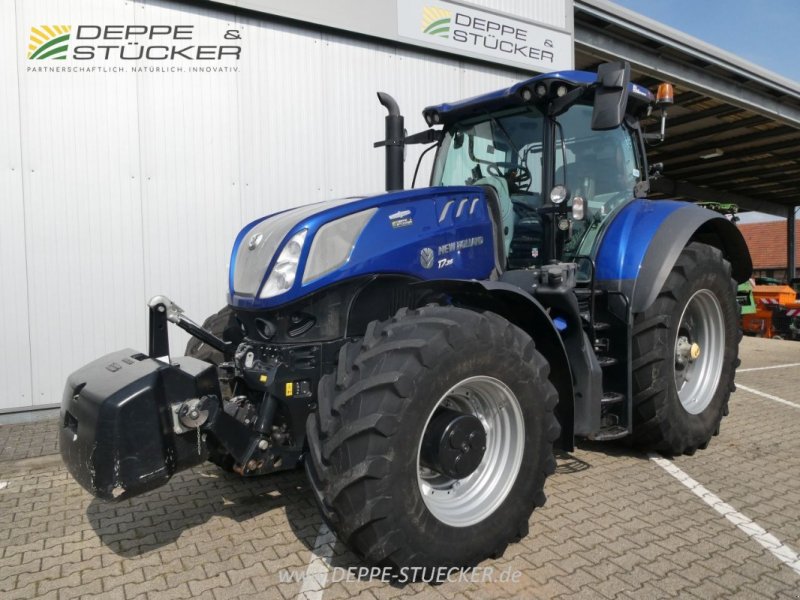 Traktor van het type New Holland NH-T7.315 HD, Gebrauchtmaschine in Lauterberg/Barbis (Foto 1)