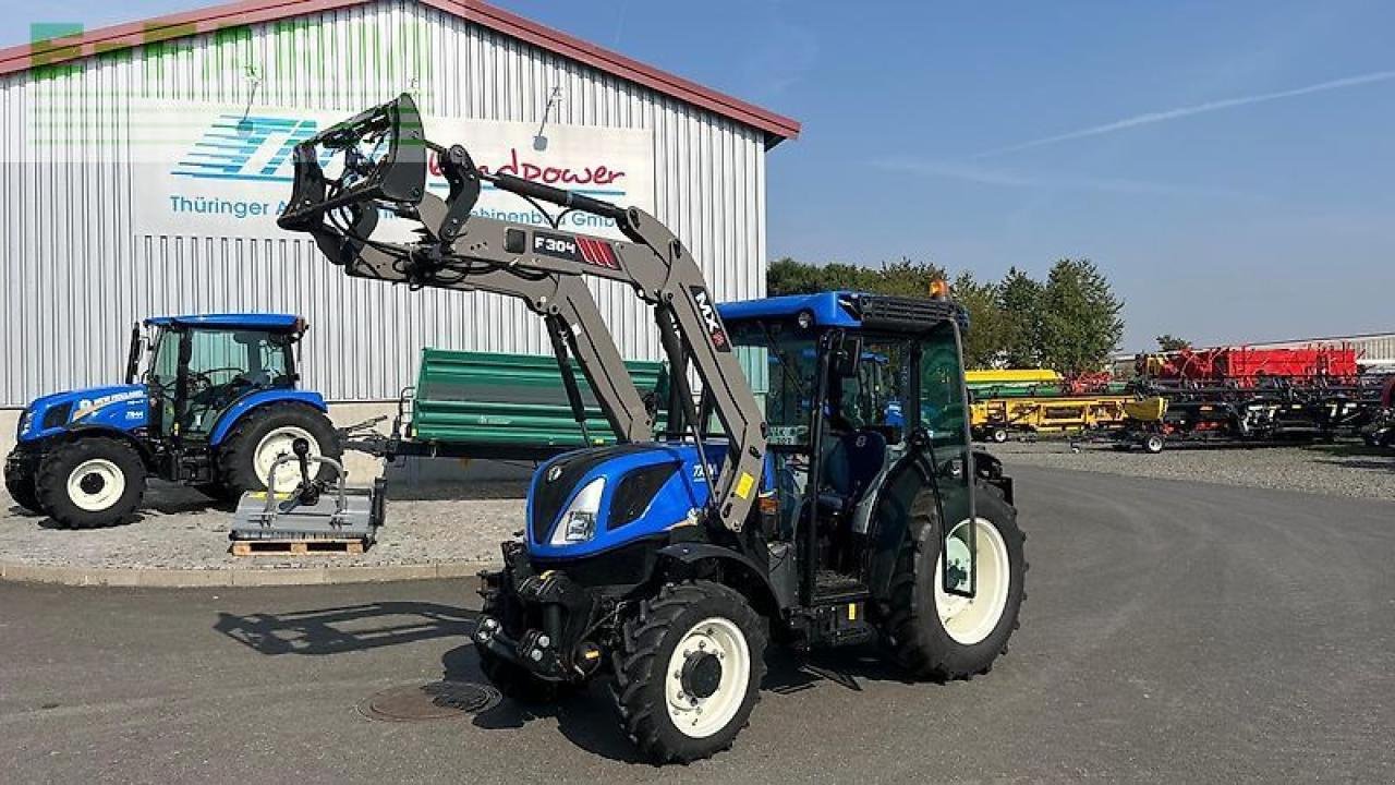 Traktor Türe ait New Holland t 4.100 f schmalspur F, Gebrauchtmaschine içinde ANRODE / OT LENGEFELD (resim 1)