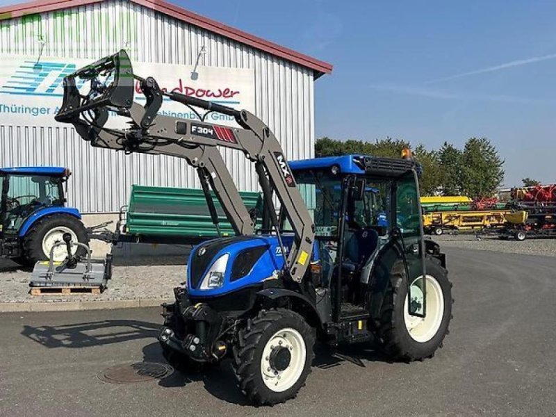 Traktor van het type New Holland t 4.100 f schmalspur F, Gebrauchtmaschine in ANRODE / OT LENGEFELD (Foto 1)