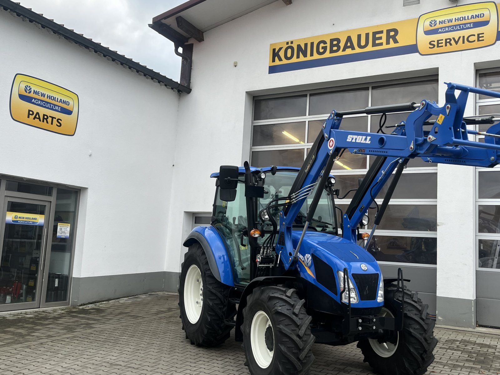 Traktor typu New Holland T 4.55, Neumaschine v Gerzen (Obrázok 1)