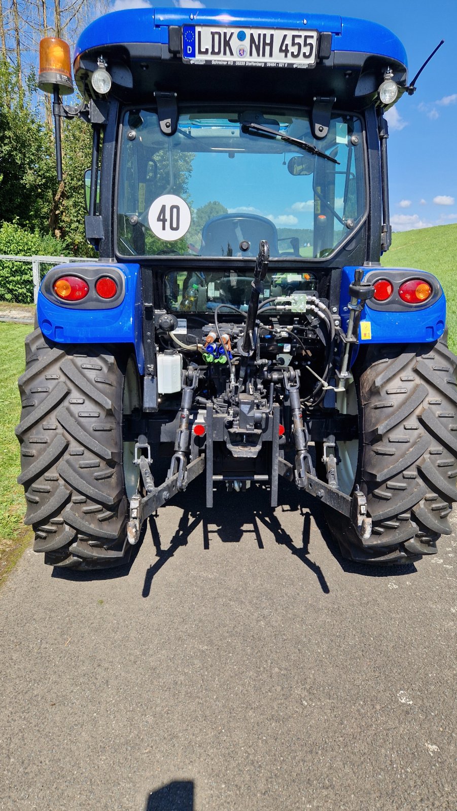 Traktor Türe ait New Holland T 4.55, Gebrauchtmaschine içinde Hohenahr (resim 7)