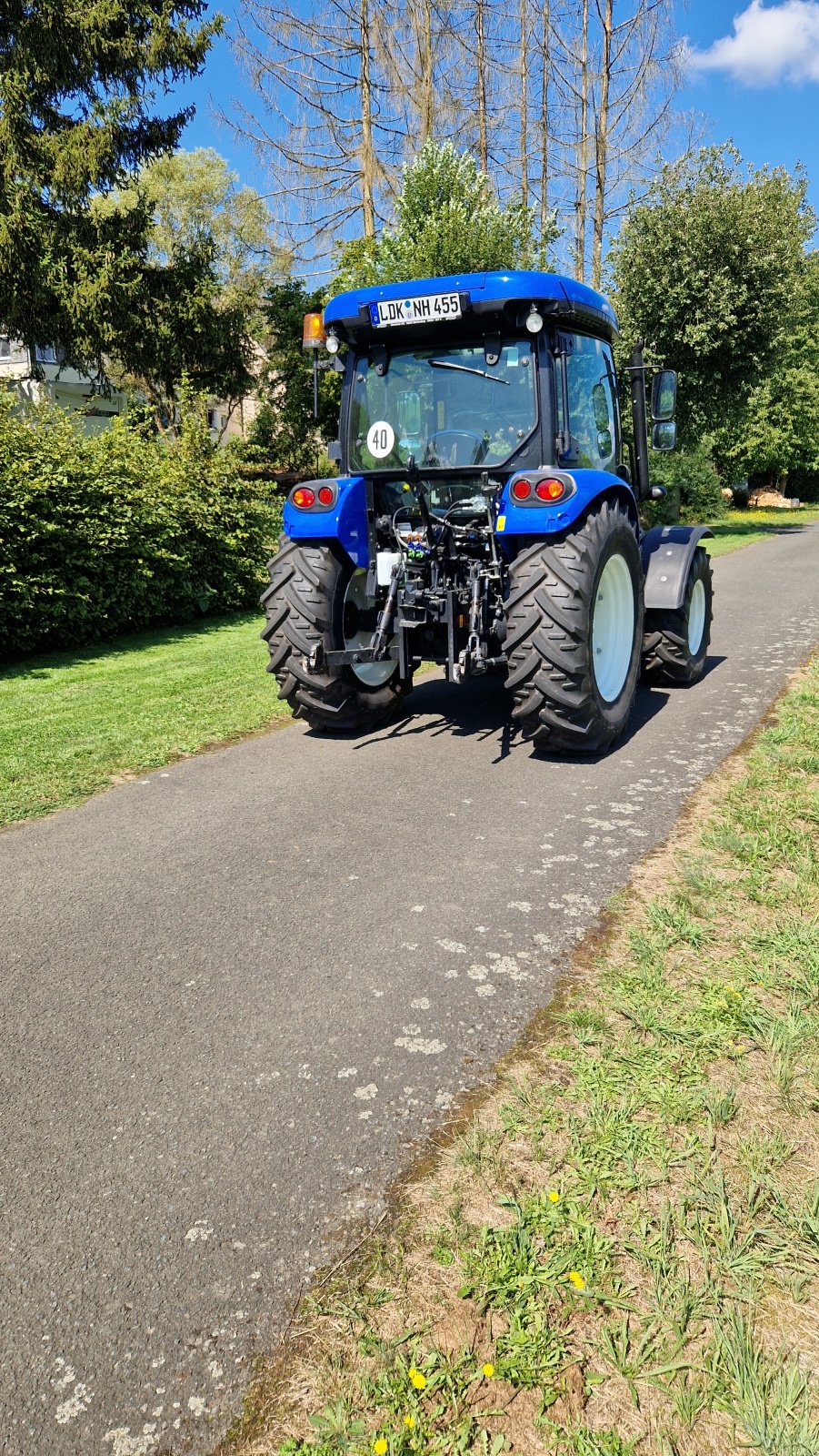 Traktor Türe ait New Holland T 4.55, Gebrauchtmaschine içinde Hohenahr (resim 9)