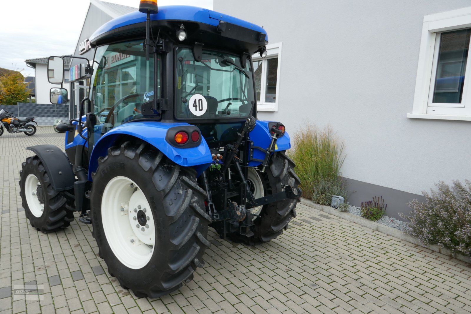 Traktor del tipo New Holland T 4.55S "Wie NEU" Bj.'21. Erst 150 Std. Mit Klima, Gebrauchtmaschine In Langenzenn (Immagine 5)