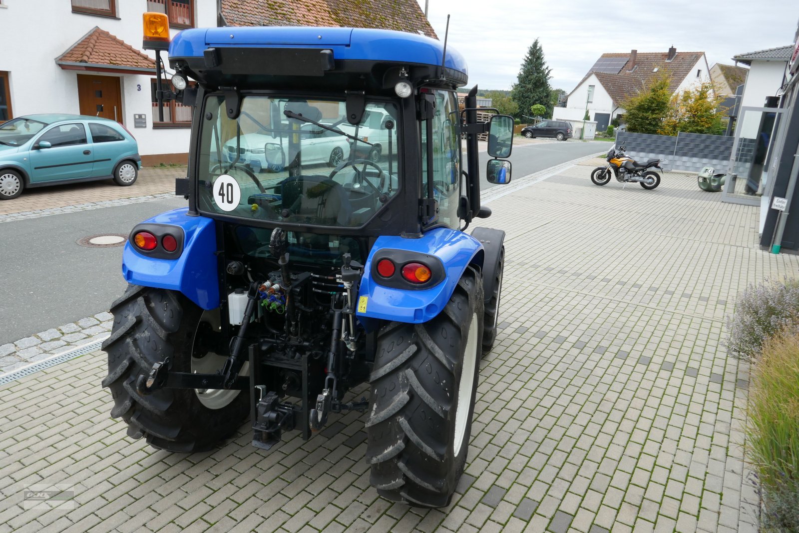 Traktor типа New Holland T 4.55S "Wie NEU" Bj.'21. Erst 150 Std. Mit Klima, Gebrauchtmaschine в Langenzenn (Фотография 7)