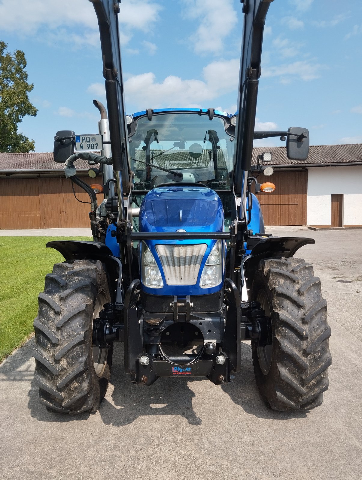 Traktor del tipo New Holland T 4.95, Gebrauchtmaschine en Kraiburg (Imagen 4)