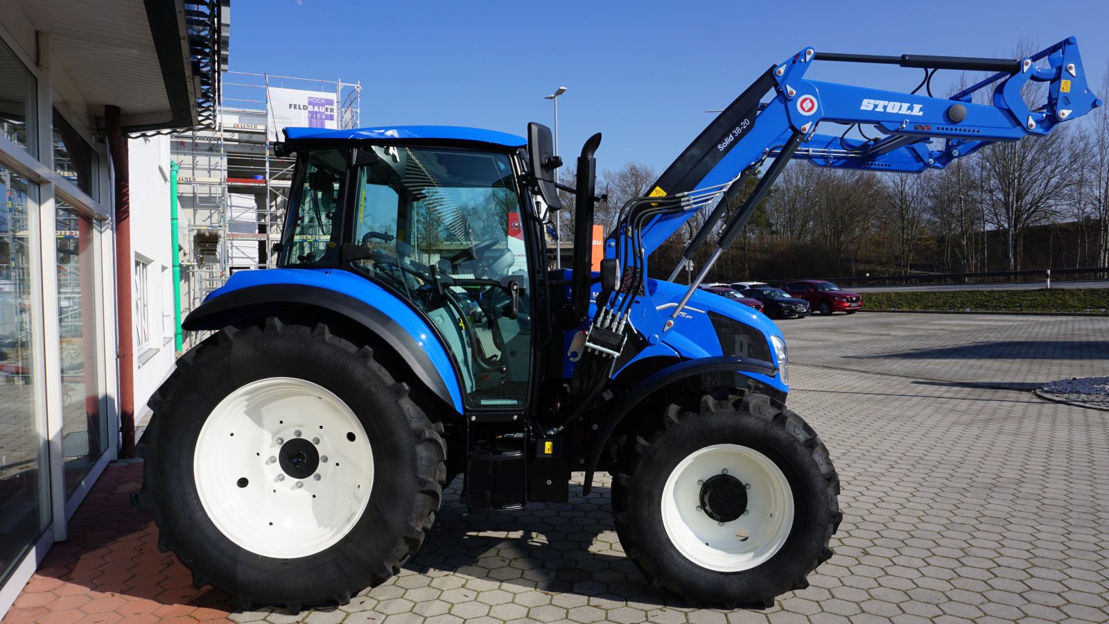 Traktor del tipo New Holland T 5.80 inkl. STOLL Frontlader, Gebrauchtmaschine en Rötz (Imagen 5)