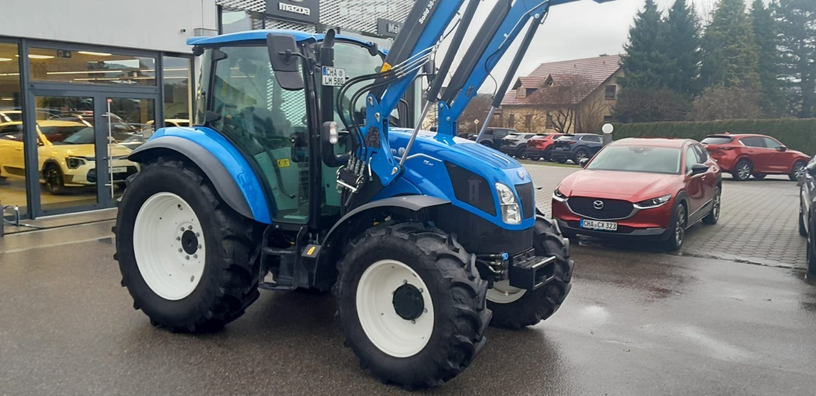 Traktor of the type New Holland T 5.80 M inkl. STOLL Frontlader, Gebrauchtmaschine in Rötz (Picture 4)