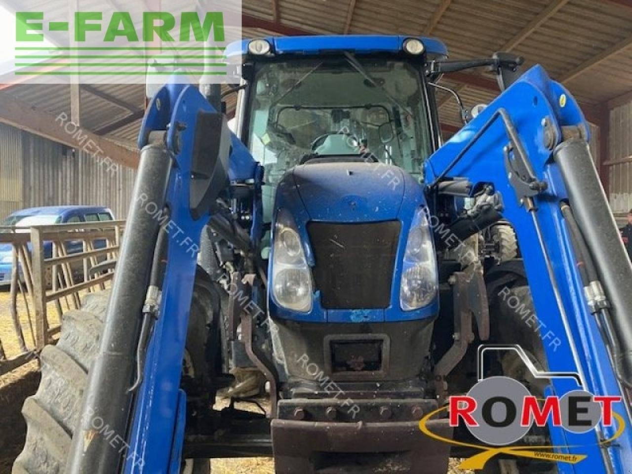 Traktor del tipo New Holland t 6030 elite, Gebrauchtmaschine en GENNES-SUR-GLAIZE (Imagen 2)