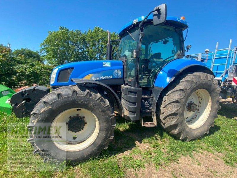 Traktor of the type New Holland T 6070, Gebrauchtmaschine in Weißenschirmbach (Picture 1)