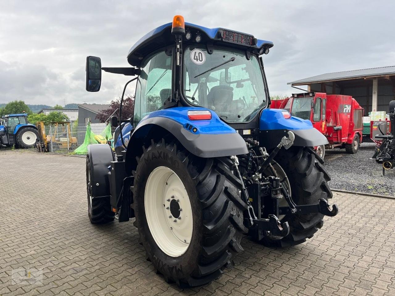 Traktor del tipo New Holland T 6.145 DC, Gebrauchtmaschine In Neuhof - Dorfborn (Immagine 3)