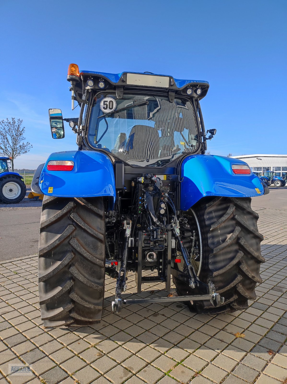 Traktor a típus New Holland T 6.180 AC, Neumaschine ekkor: Salching bei Straubing (Kép 9)