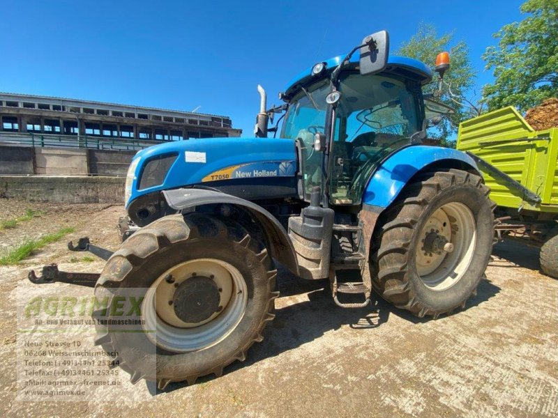 Traktor of the type New Holland T 7050, Gebrauchtmaschine in Weißenschirmbach