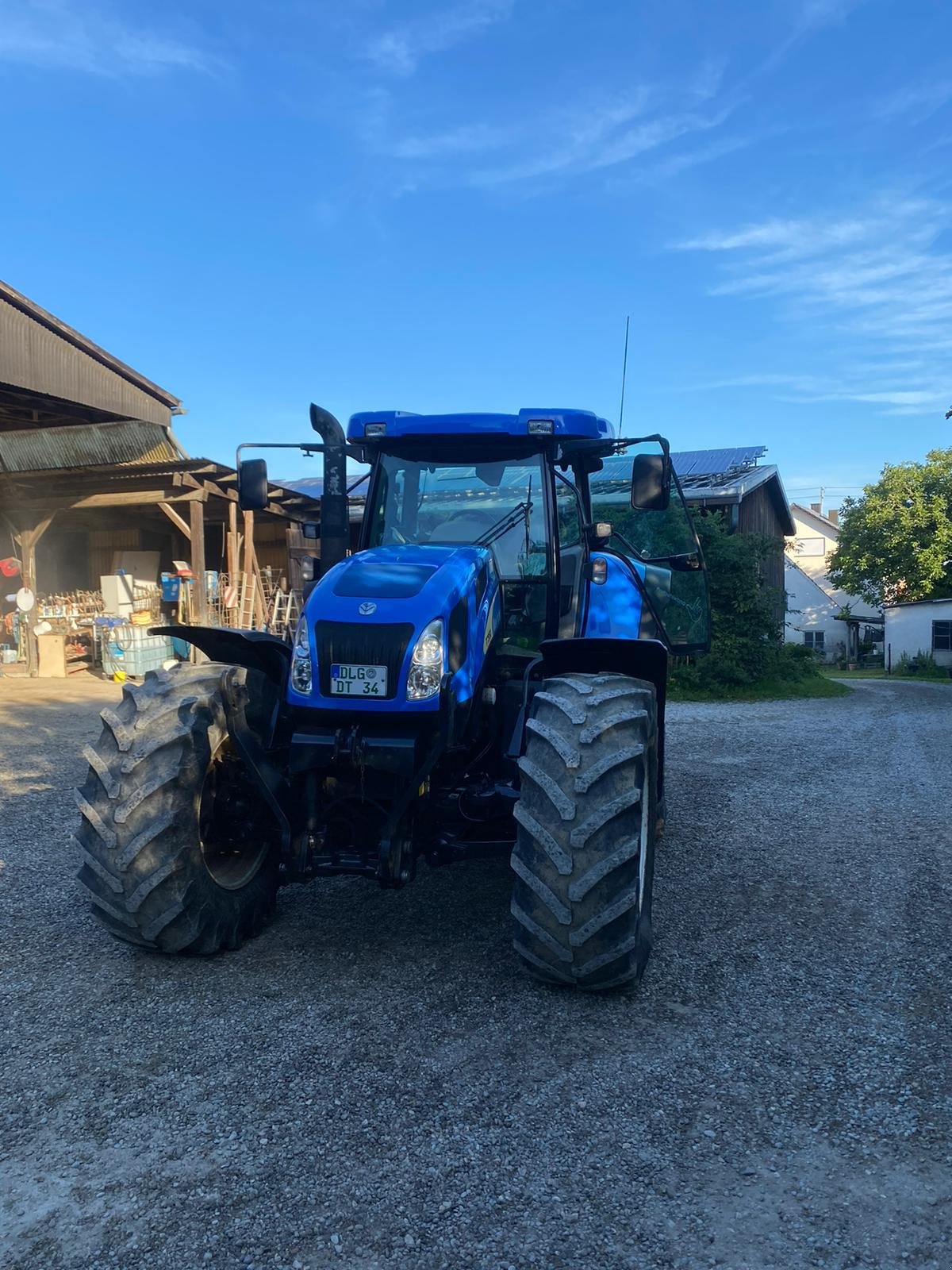 Traktor del tipo New Holland T 7.210, Gebrauchtmaschine In Aislingen (Immagine 4)