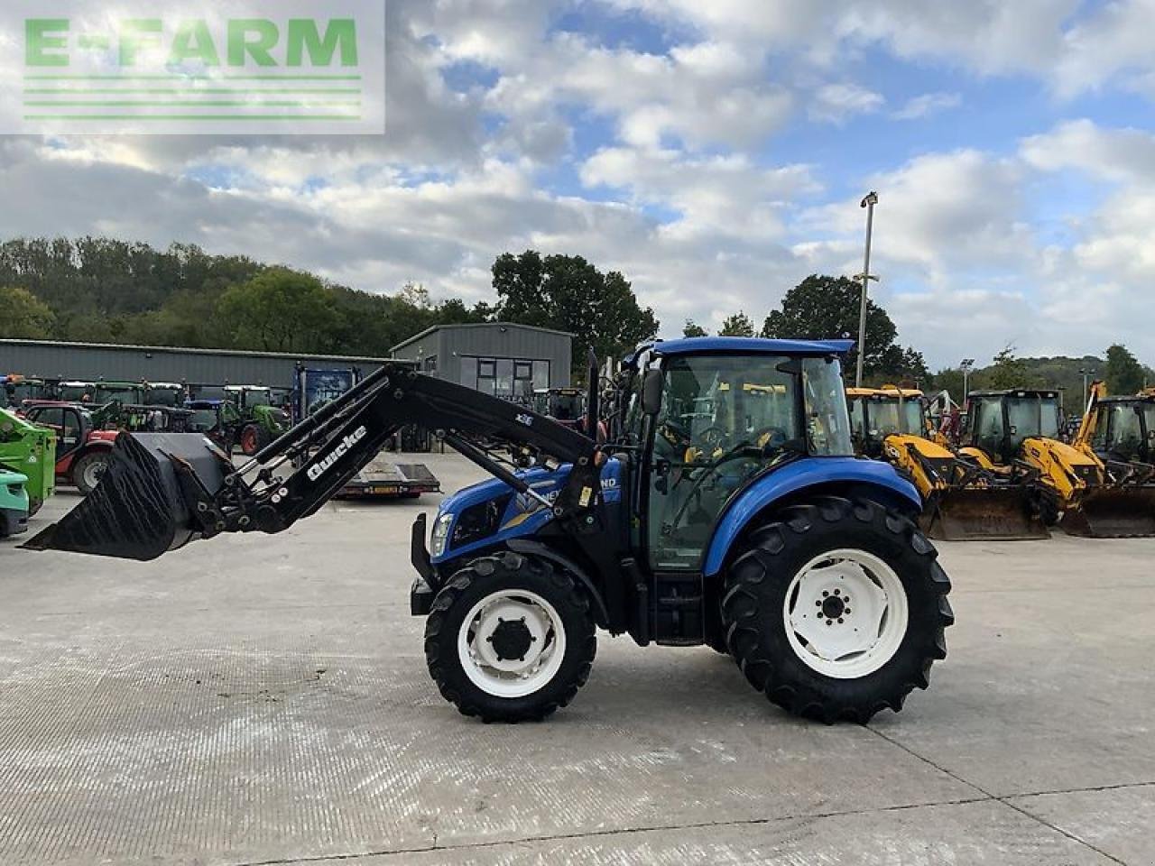 Traktor of the type New Holland t4.75 tractor (st21006), Gebrauchtmaschine in SHAFTESBURY (Picture 7)