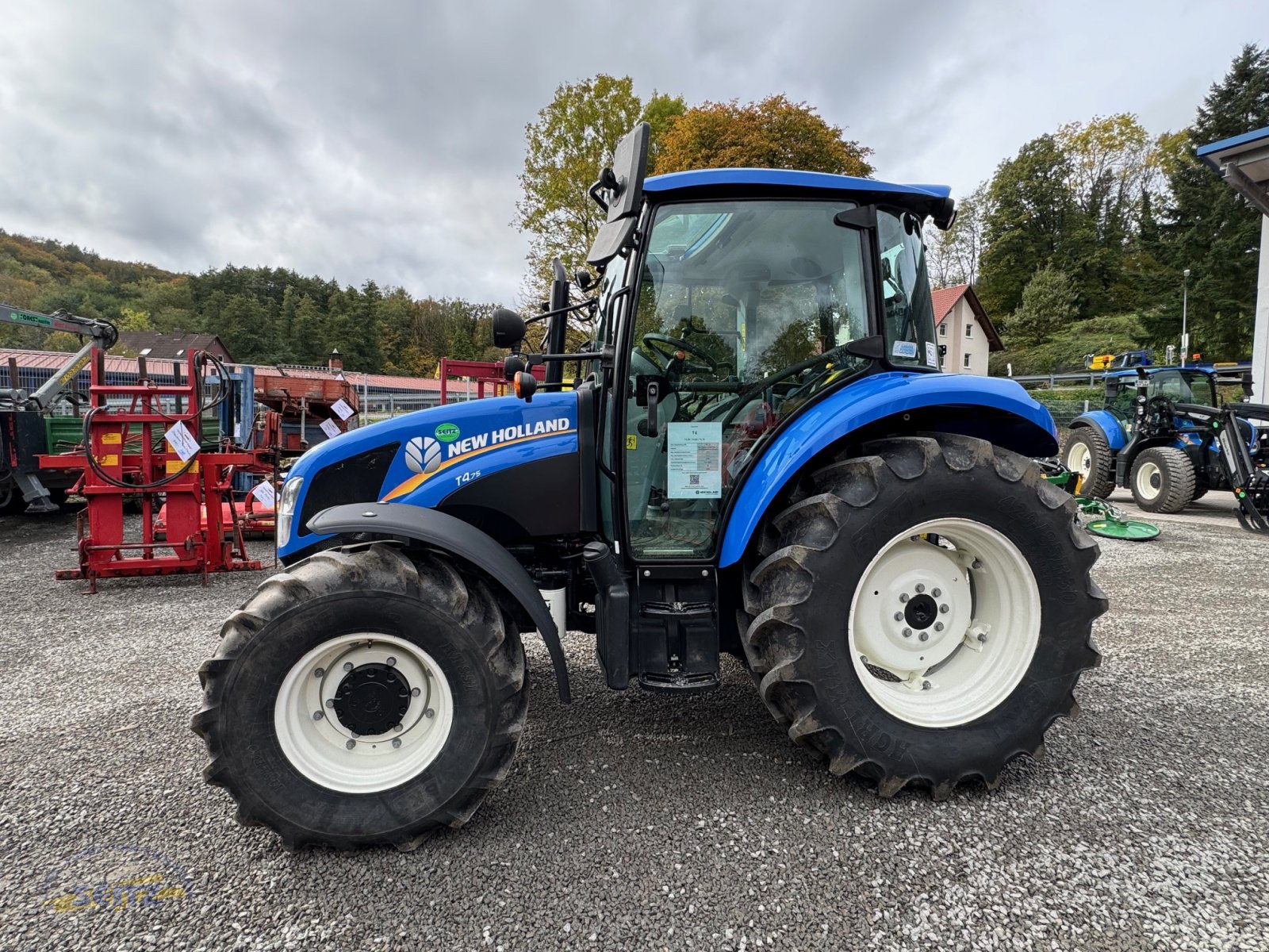 Traktor del tipo New Holland T4.75, Gebrauchtmaschine In Lindenfels-Glattbach (Immagine 4)