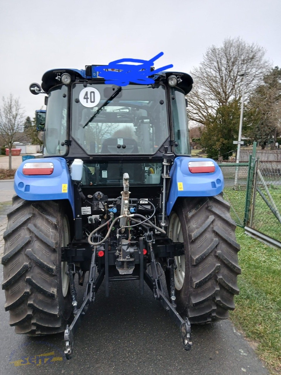 Traktor des Typs New Holland T4.75, Gebrauchtmaschine in Lindenfels-Glattbach (Bild 3)