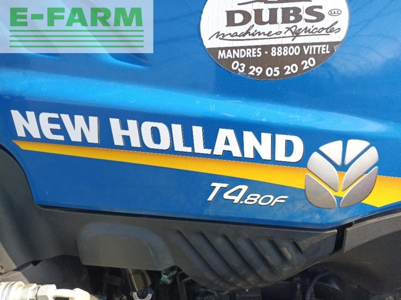 Traktor Türe ait New Holland t4.80 f F, Gebrauchtmaschine içinde CHAUVONCOURT (resim 10)