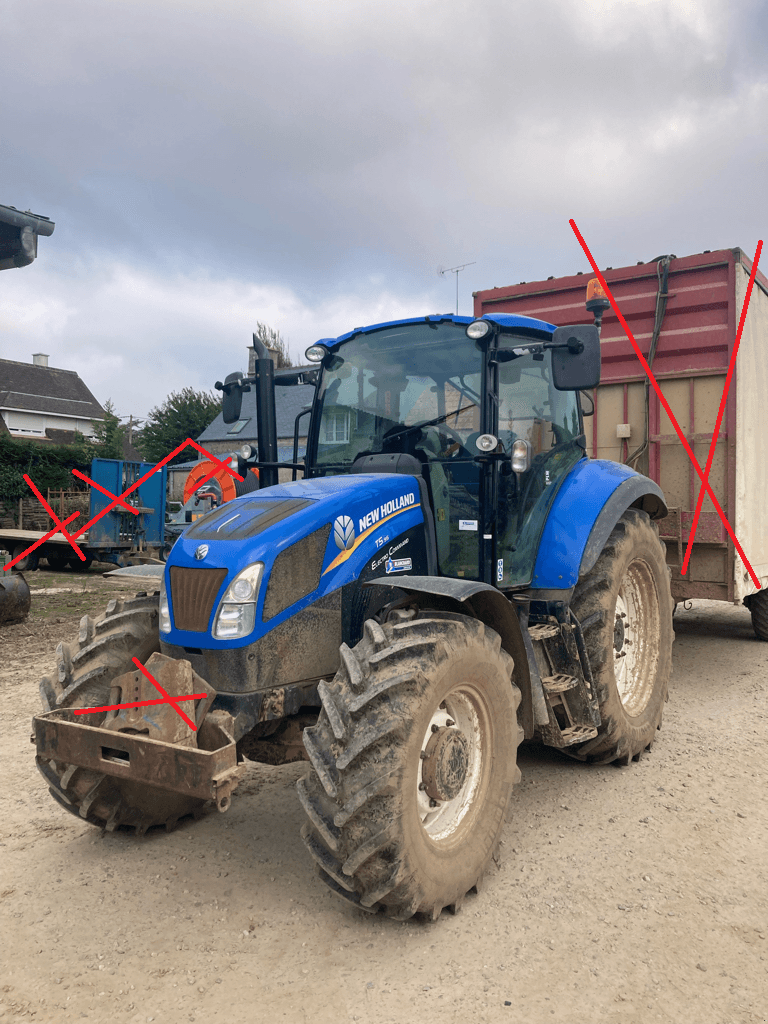 Traktor van het type New Holland T5 95 ELECTRO COMMAND, Gebrauchtmaschine in CONDE SUR VIRE (Foto 1)