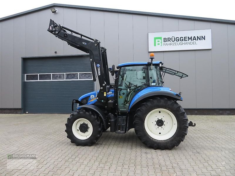 Traktor del tipo New Holland T5.105 mit Industriefrontlader, Druckluftanlage, Klimaanlage, Gebrauchtmaschine en Meppen (Imagen 1)