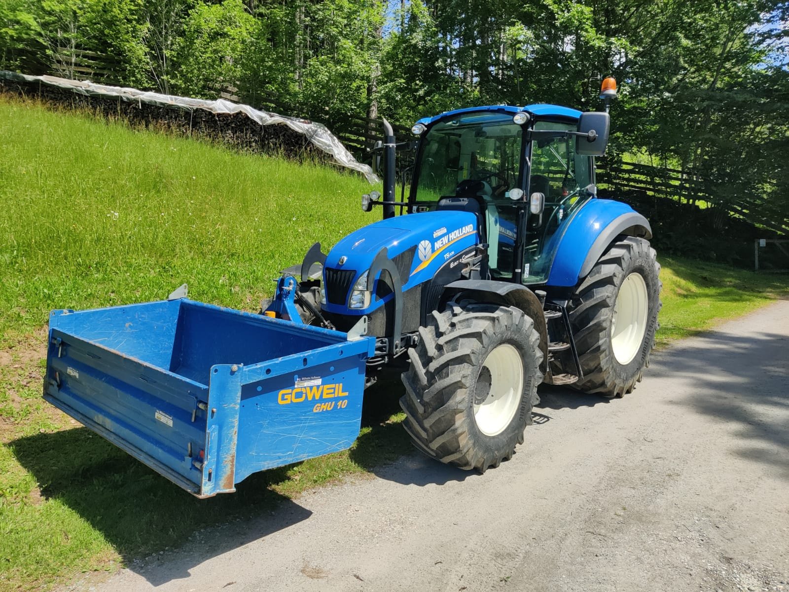 Traktor van het type New Holland T5.105, Gebrauchtmaschine in Oberneukirchen (Foto 1)