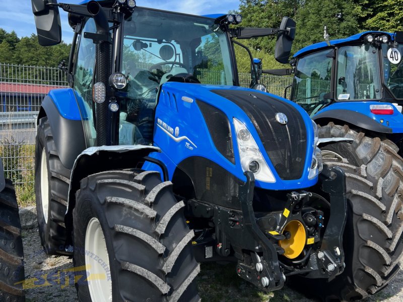 Traktor of the type New Holland T5.120 Dynamic Command, Neumaschine in Lindenfels-Glattbach (Picture 1)