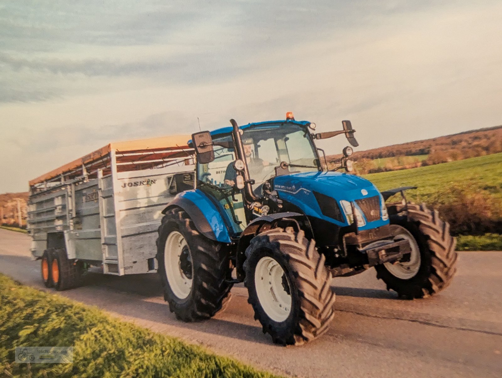 Traktor du type New Holland T5.80, Gebrauchtmaschine en Wellheim (Photo 3)