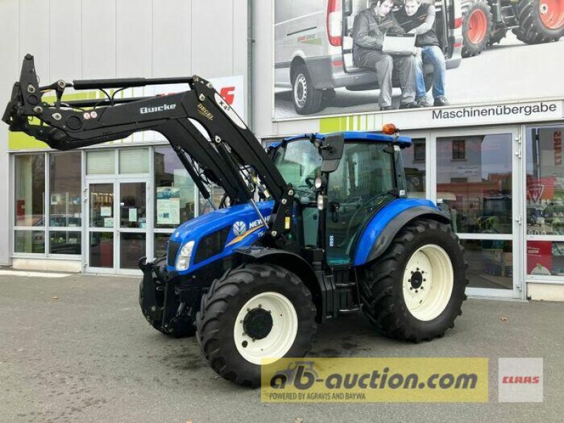 Traktor du type New Holland T5.95 + QUICKE X4S AB-AUCTION, Gebrauchtmaschine en Gefrees (Photo 1)