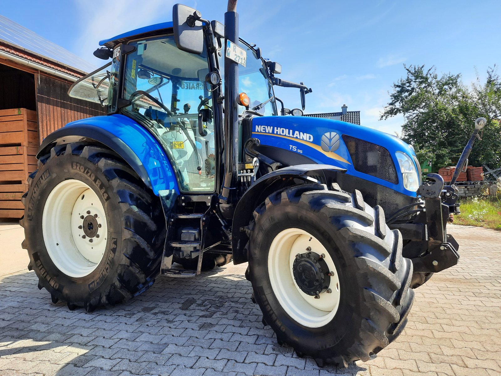 Traktor del tipo New Holland T5.95, Gebrauchtmaschine In Pfatter (Immagine 1)