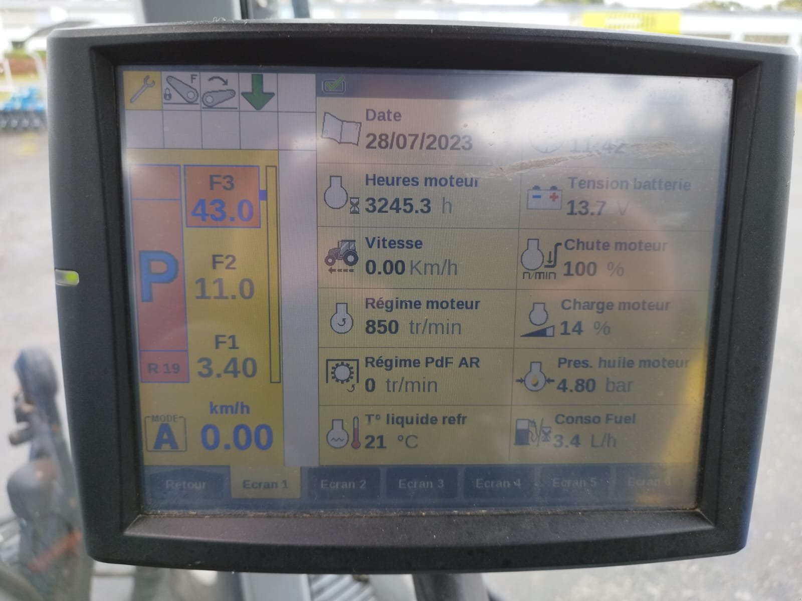 Traktor typu New Holland T6 155 AC, Gebrauchtmaschine w Langerie (Zdjęcie 2)