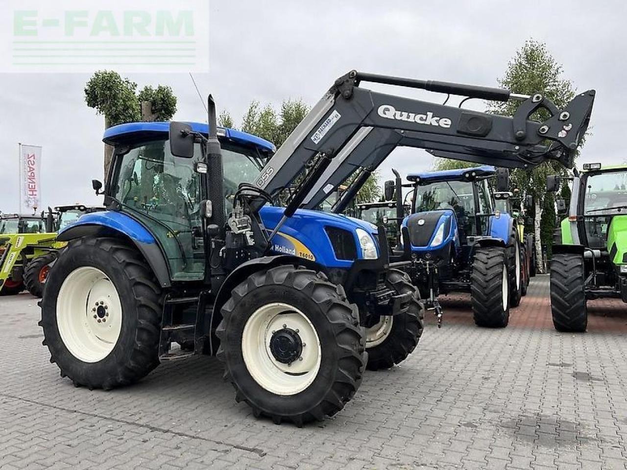 Traktor del tipo New Holland t6010 plus + quicke q55 Plus, Gebrauchtmaschine en DAMAS?AWEK (Imagen 4)