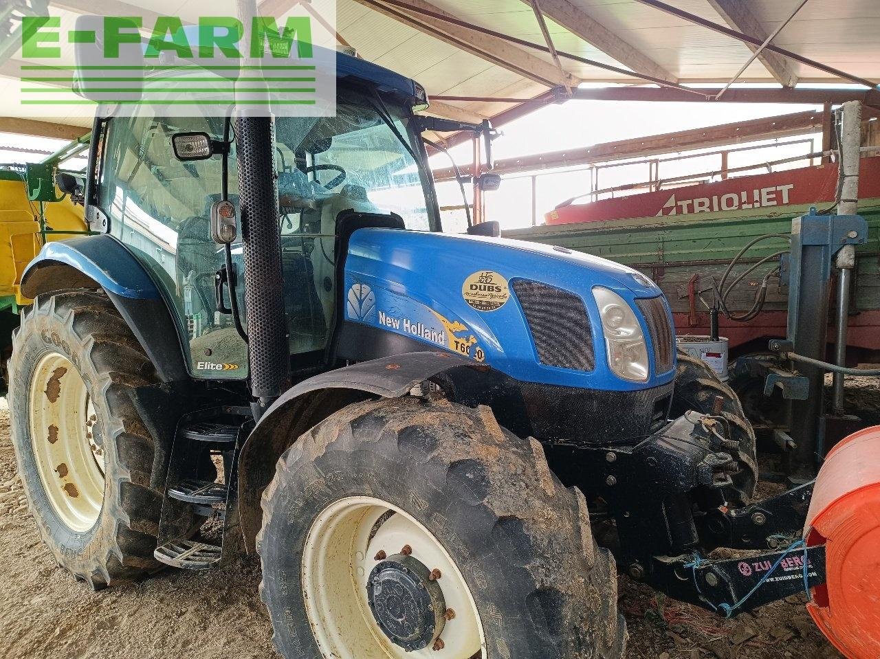 Traktor du type New Holland t6020 élite Elite, Gebrauchtmaschine en CHAUVONCOURT (Photo 2)