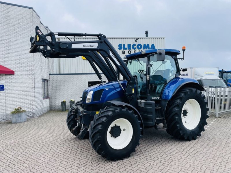 Traktor типа New Holland T6070 RC Al&ouml; frontlader Fronthef+PTO, Gebrauchtmaschine в BOEKEL (Фотография 1)