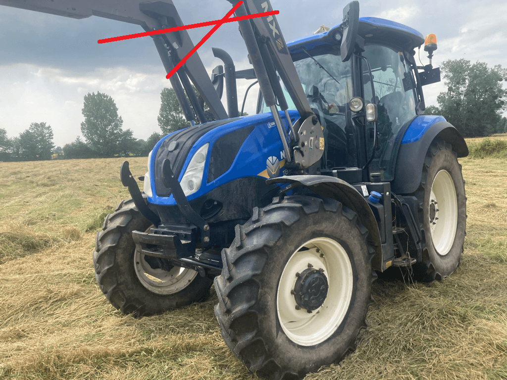 Traktor del tipo New Holland T6.125 ELECTROCOMMAND T4B, Gebrauchtmaschine In CONDE SUR VIRE (Immagine 3)